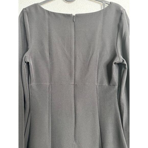 Elagia Women's Black Long Formal Dress Size S Long Sleeve - Picture 8 of 14